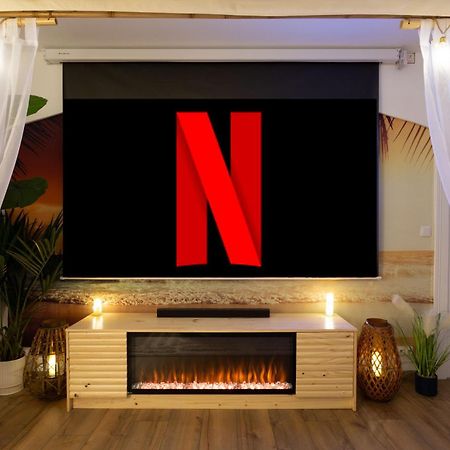 Lit Rond Tres Grand Et Confortable - Garage Possible Ou Parking Gratuit Rue - Gare 2 Min Et Ville 4 Min En Tram - Ciel Etoile - Netflix Videoprojecteur - Luxe Et Evasion Strasburg Zewnętrze zdjęcie